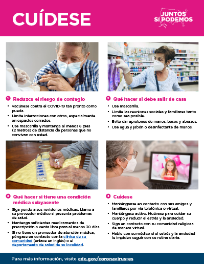 Taking Care of Yourself Flyer — Spanish 