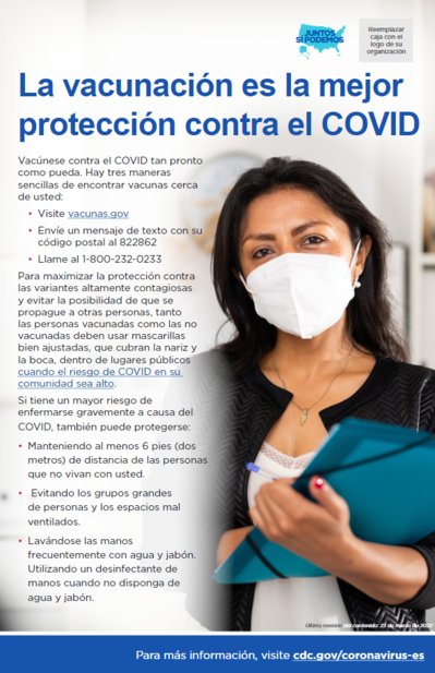 Ayude a frenar la propagación del COVID-19 para promotores de la salud