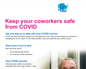 Keep Your Coworkers Safe from COVID