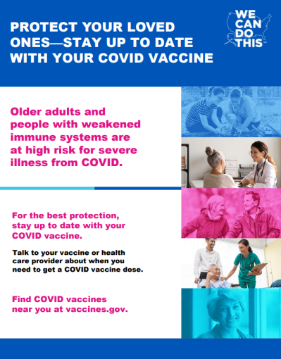 Protect Your Loved Ones — Stay Up to Date With Your COVID Vaccine