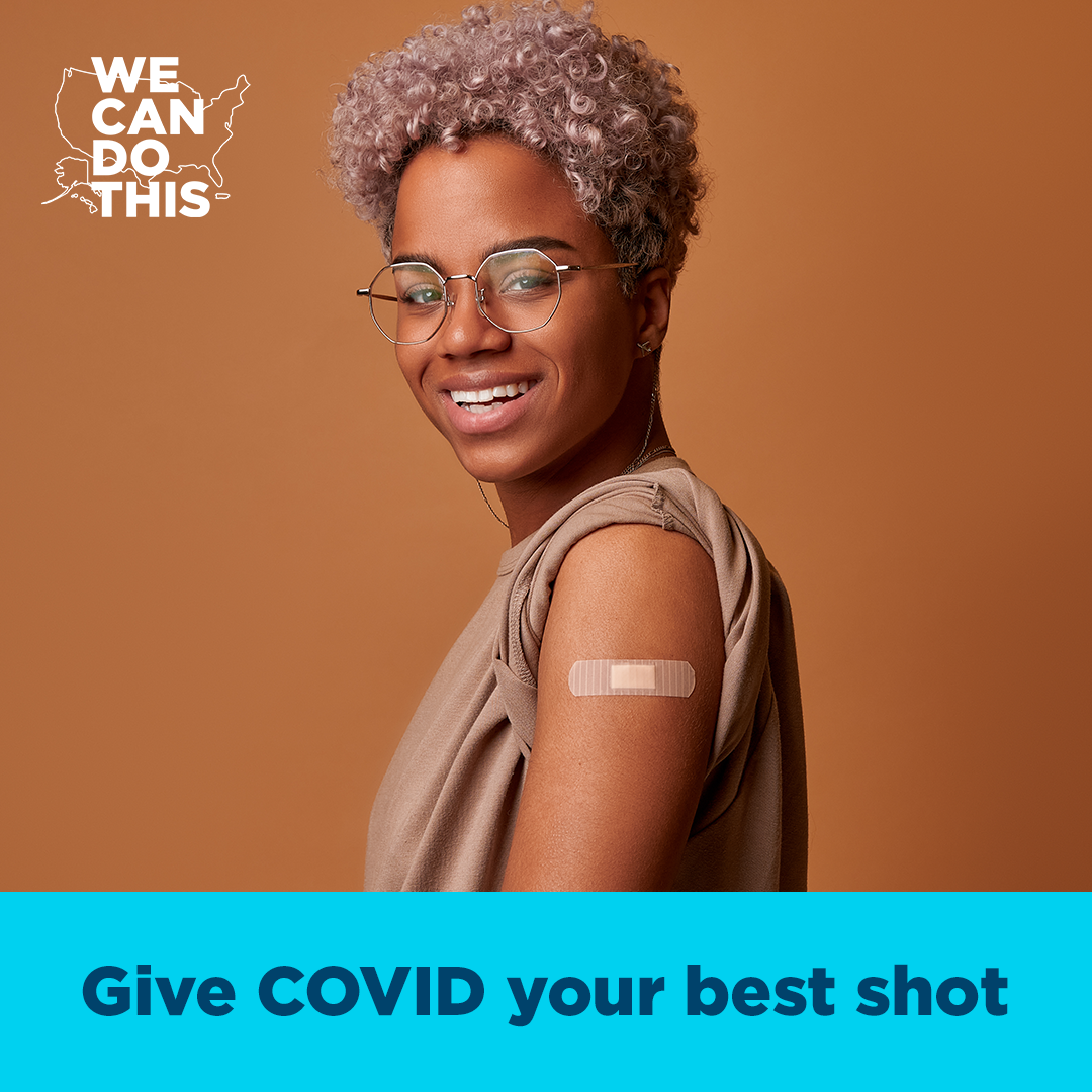 Give COVID your best shot Facebook and Instagram